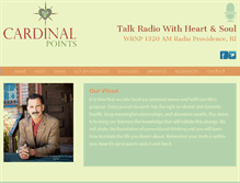 Tablet Screenshot of cardinalpointstalkradio.com